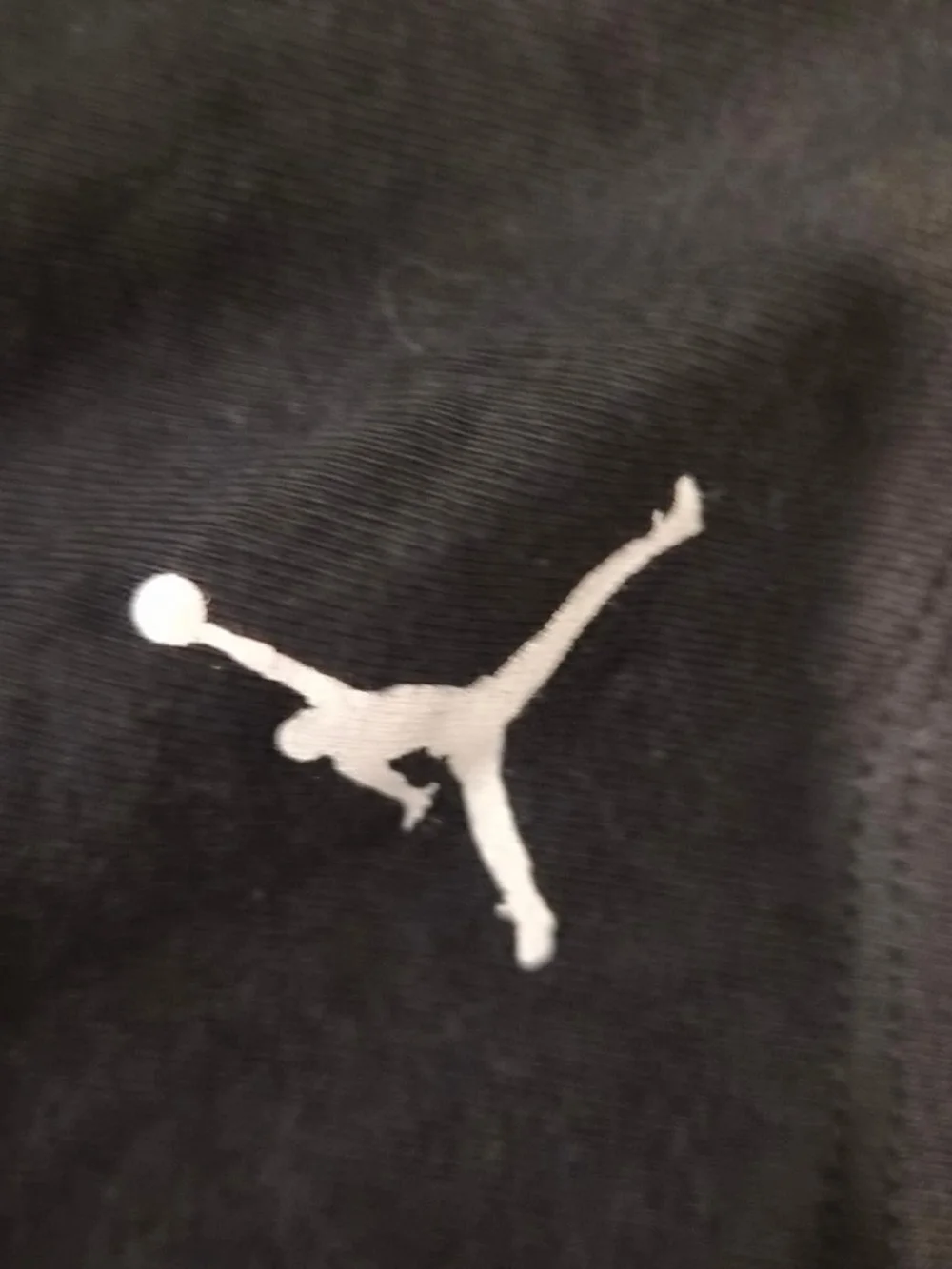 Jordan Black Short Sleeve Tee with White 'World of Flight' Graphic